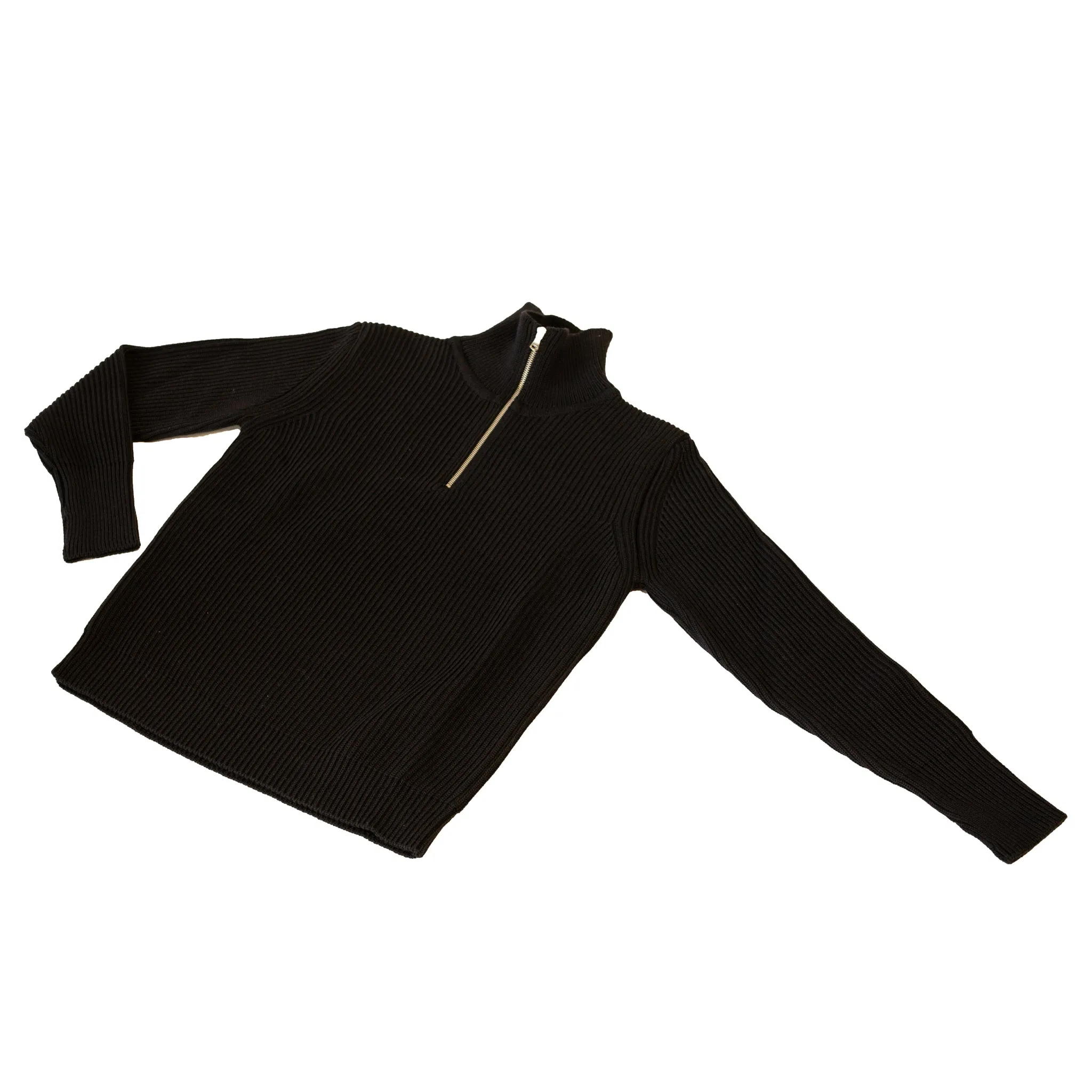 Andersen-Andersen Navy Half-Zip Navy Blue
