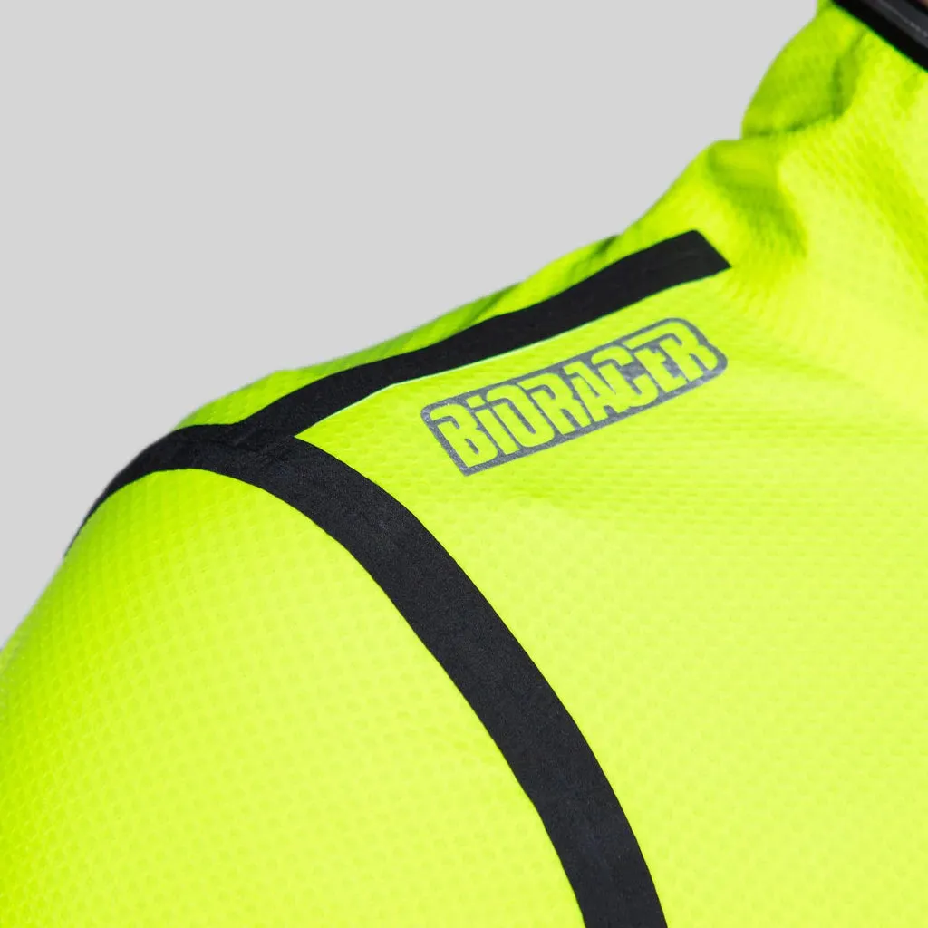 Bioracer Kaaiman Rain Jacket Fluro Yellow