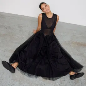 Black Mesh Monika Dress