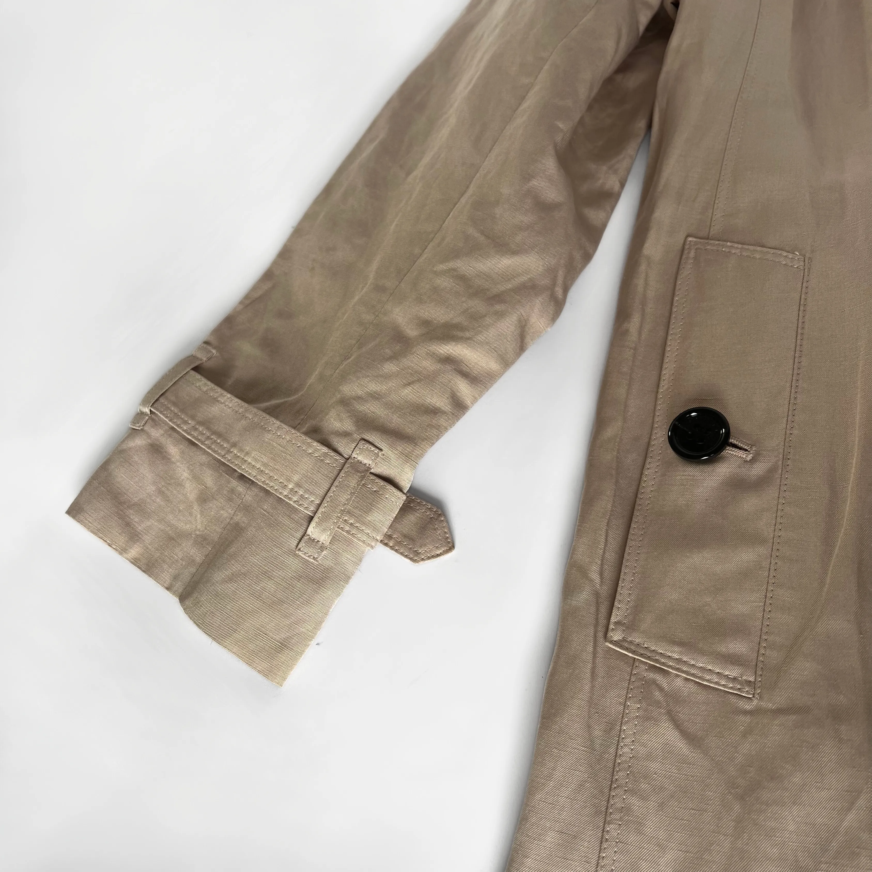 Burberry Trench Coat Linen Blend