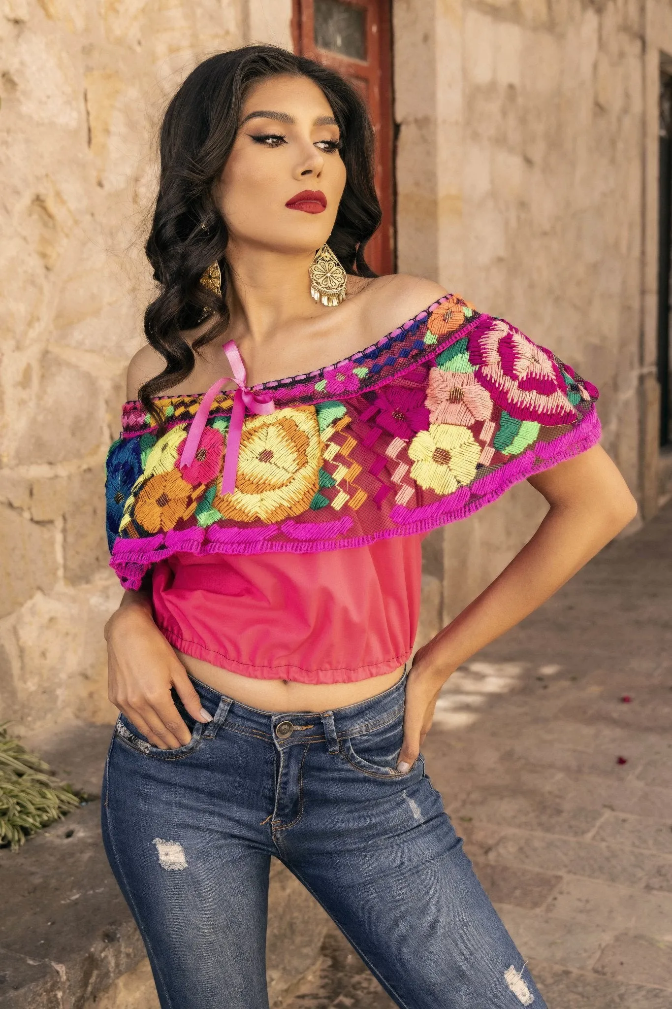 Chiapaneco Crop Top