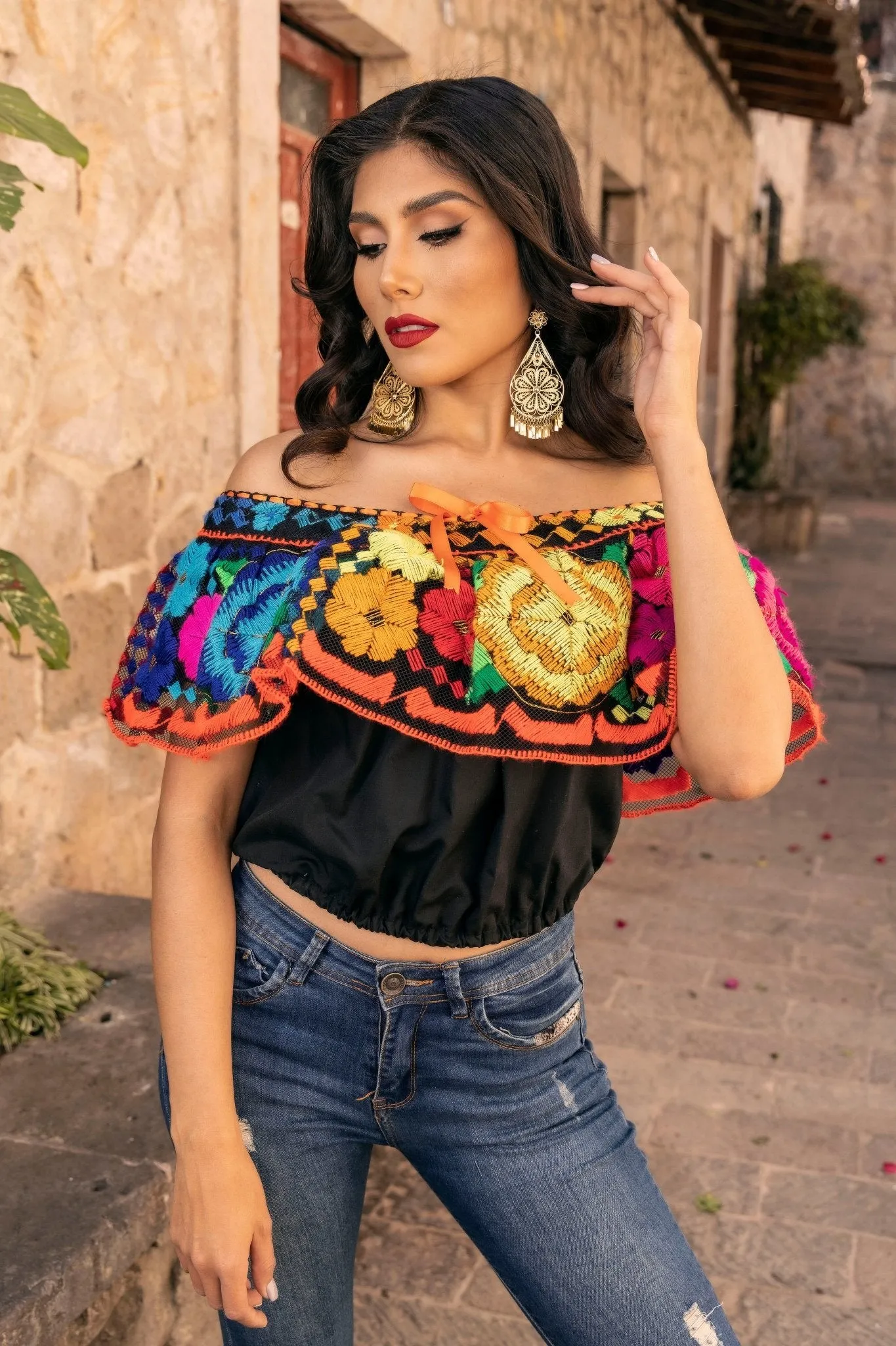 Chiapaneco Crop Top