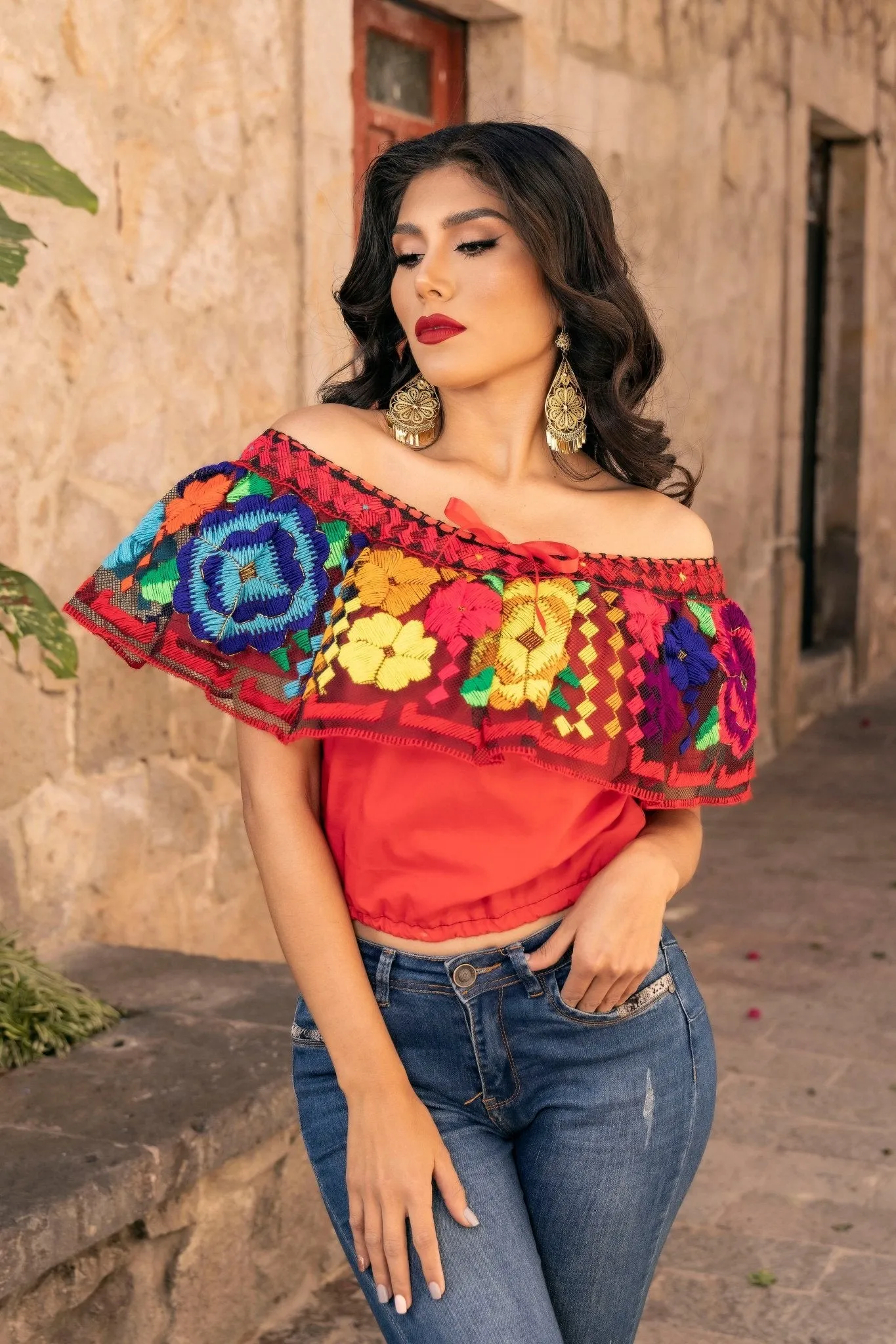 Chiapaneco Crop Top