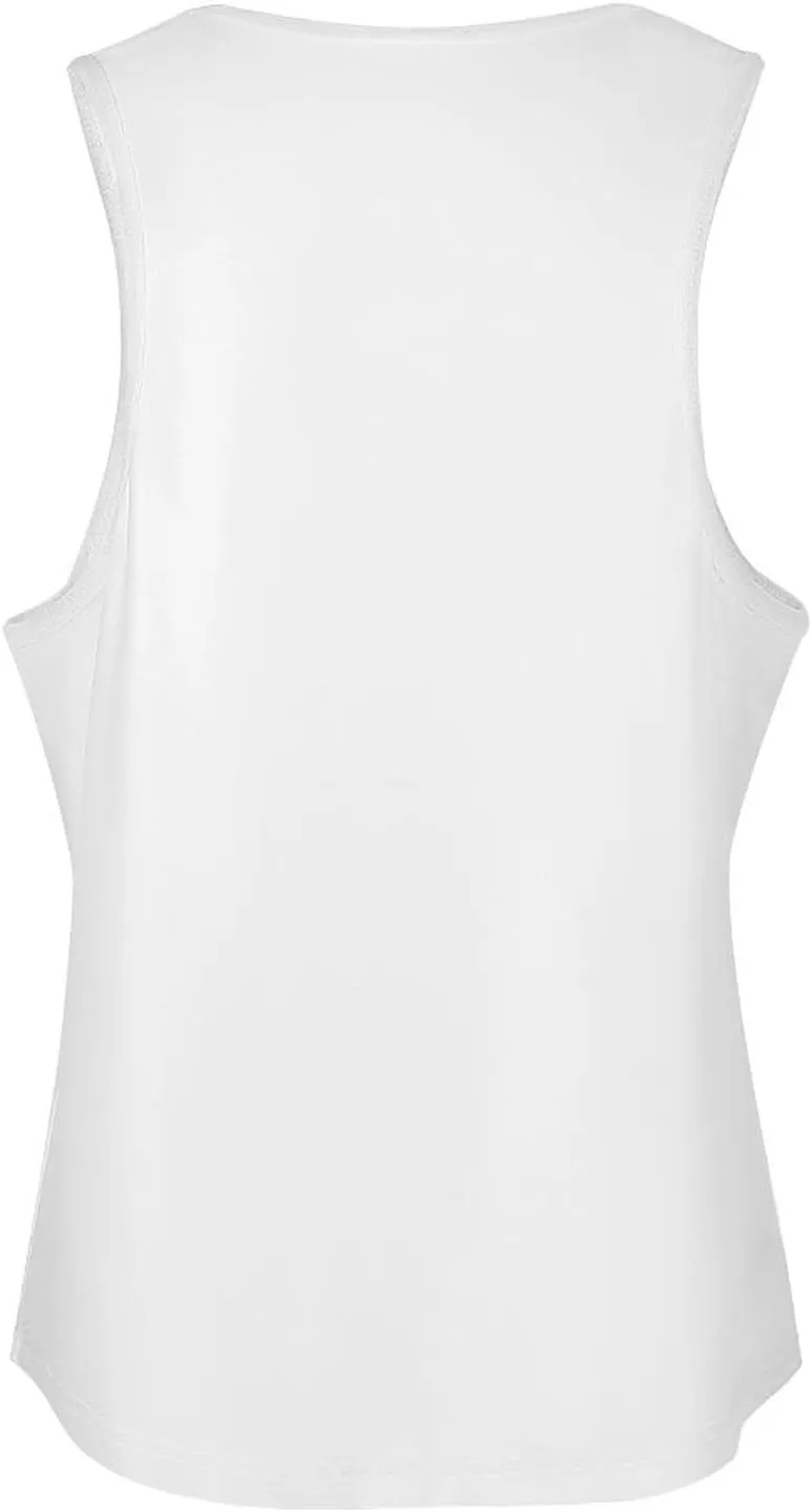 Custom Tank Tops for Women Personalized Slim Fit Sleeveless T-Shirt Design Your Own Image Text Photo Front/Back Print