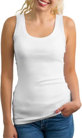 Custom Tank Tops for Women Personalized Slim Fit Sleeveless T-Shirt Design Your Own Image Text Photo Front/Back Print