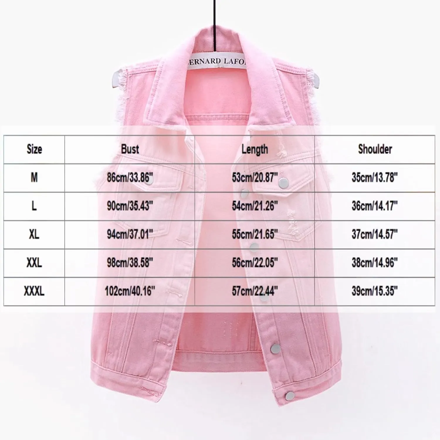 Denim Jacket for Women Casual Lapel Collar Sleeveless Denim Blazer Plus Size Cute Frayed Cropped Vest Top