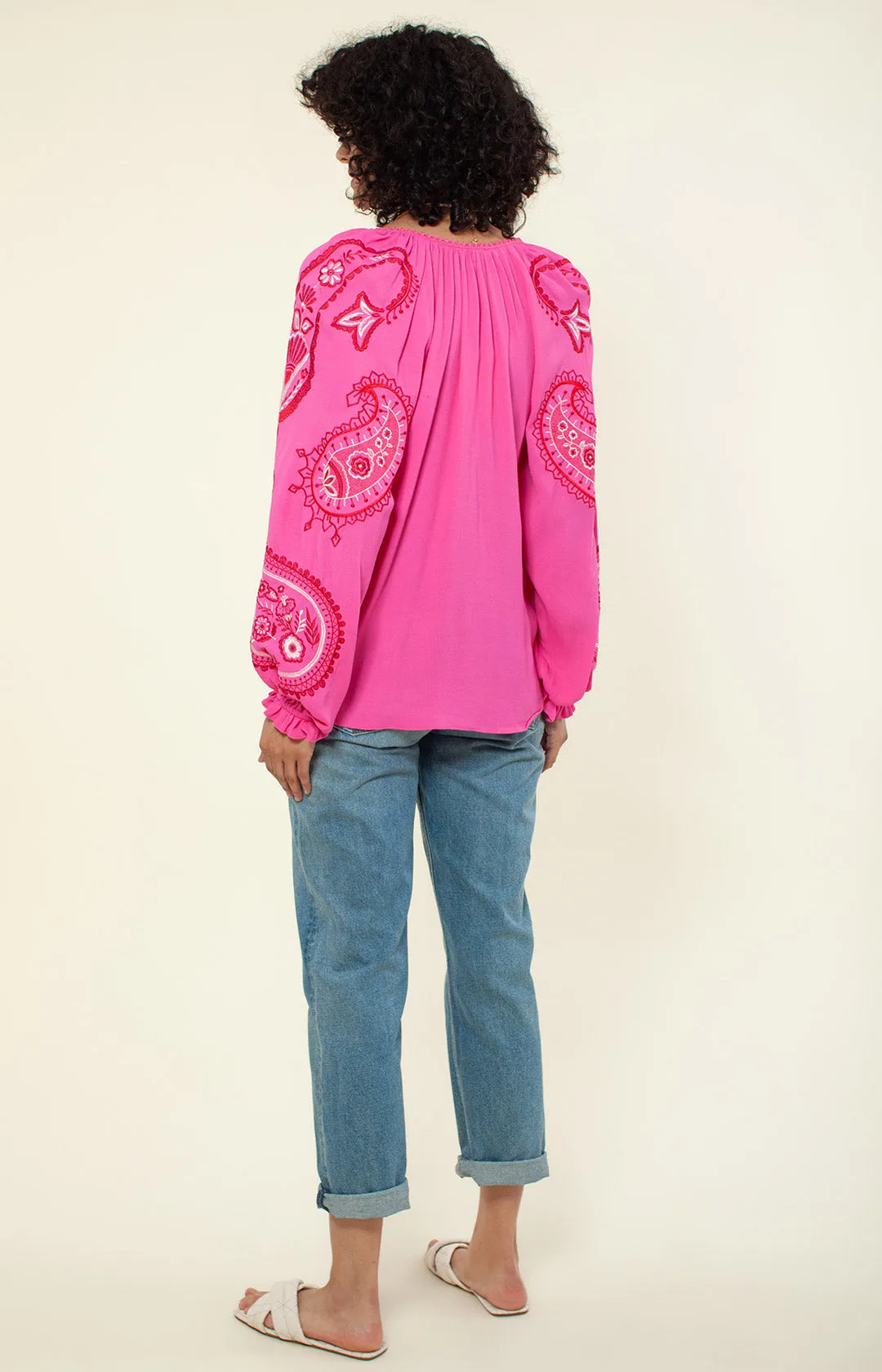 Elisa Embroidered Top