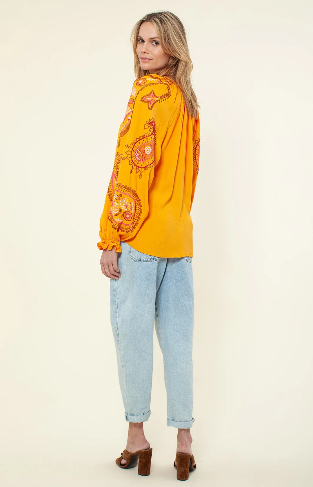 Elisa Embroidered Top