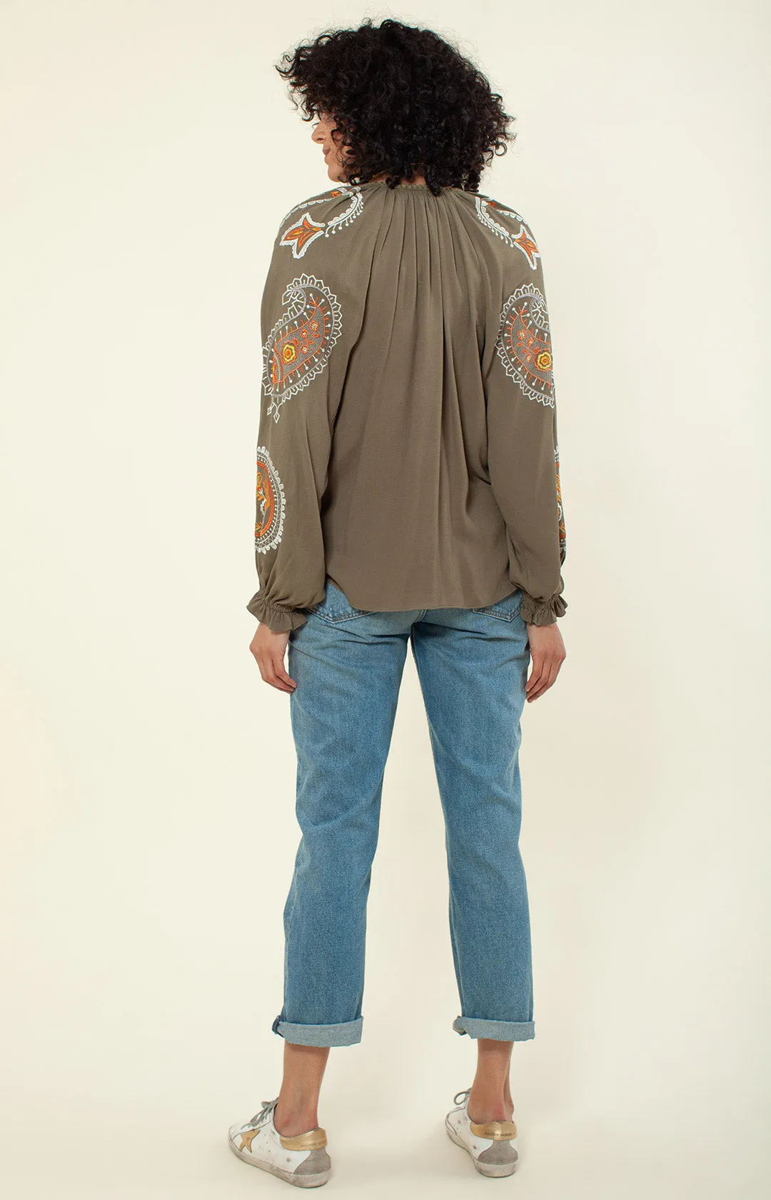 Elisa Embroidered Top