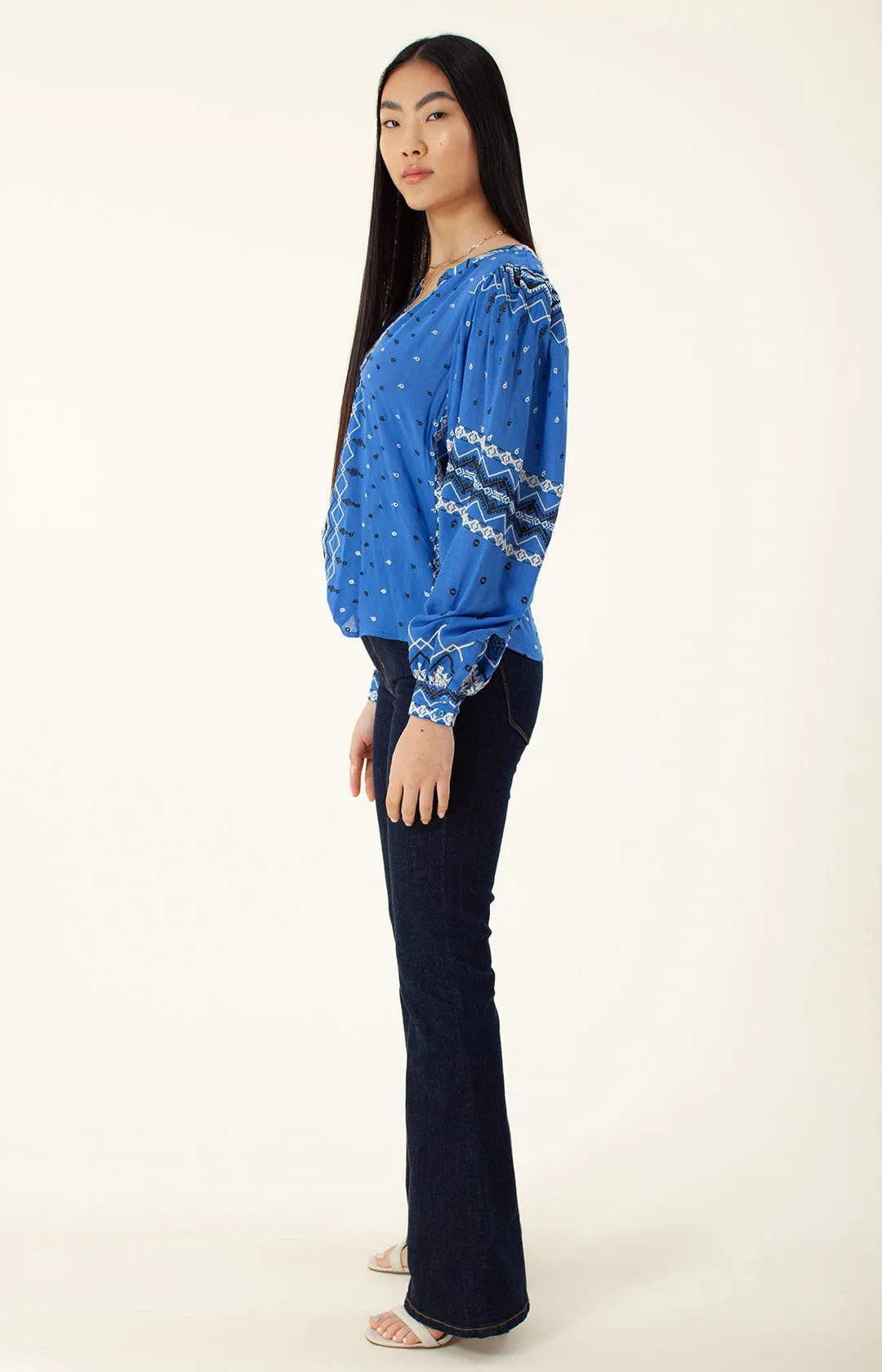 Evelyn Embroidered Top