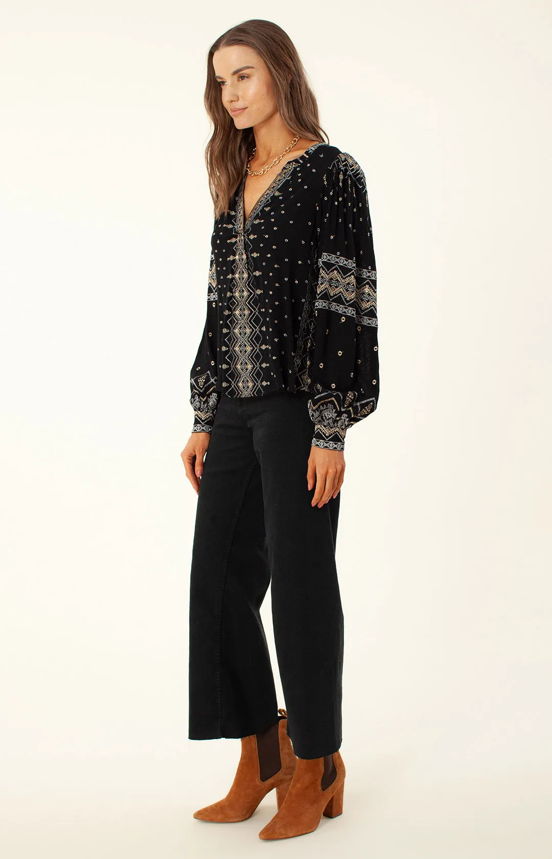 Evelyn Embroidered Top