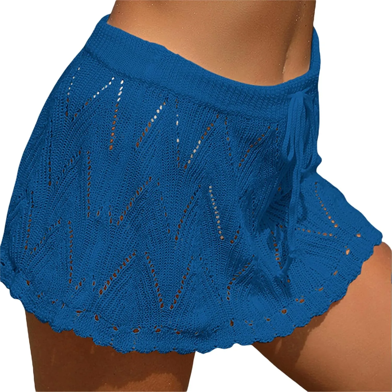 Fanvereka Women Low Waist Pleated Skirt Y2k Cargo Short Denim Skirt Casual Mini A-line Jean Skirt 90s Streetwear