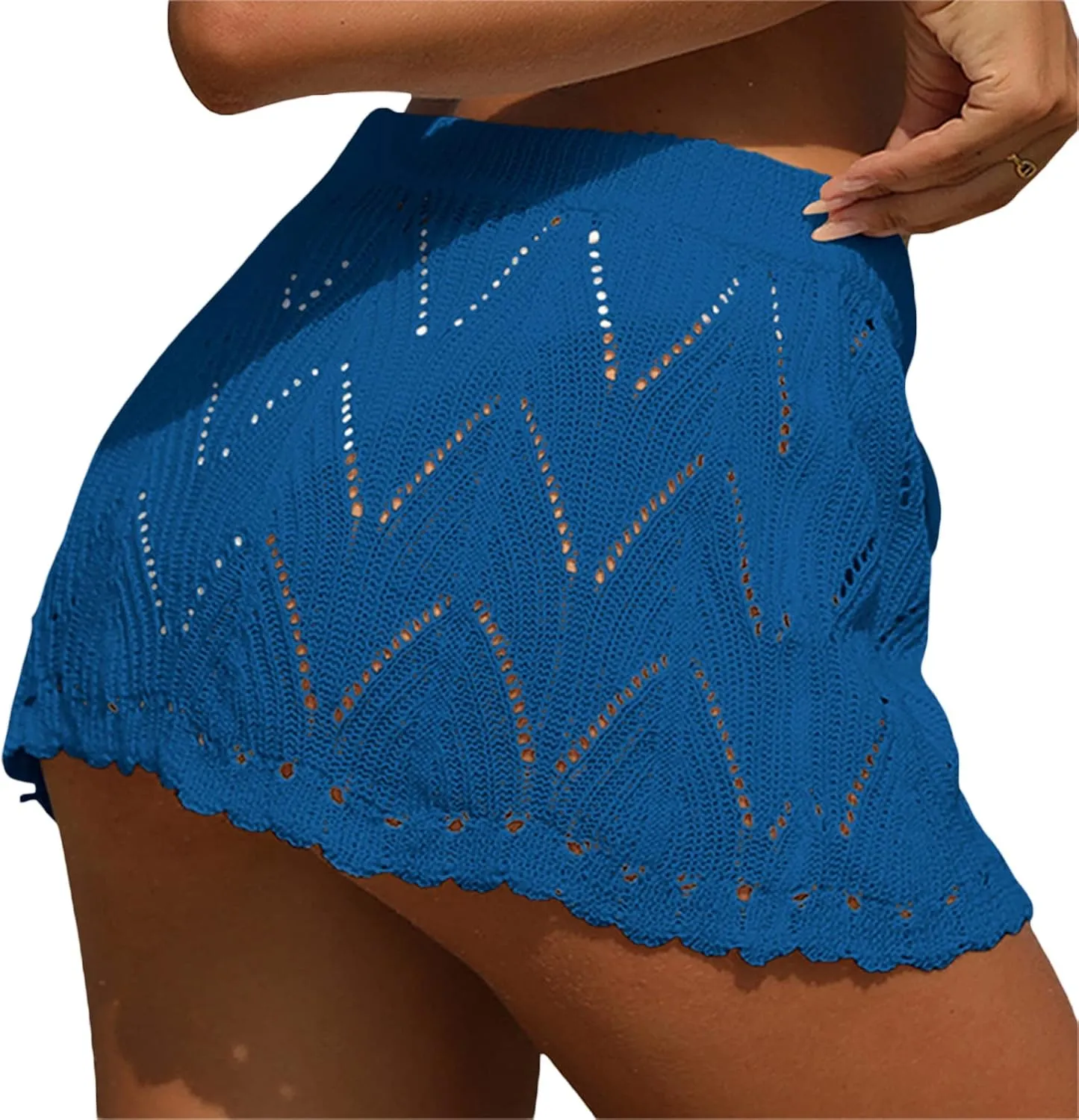 Fanvereka Women Low Waist Pleated Skirt Y2k Cargo Short Denim Skirt Casual Mini A-line Jean Skirt 90s Streetwear