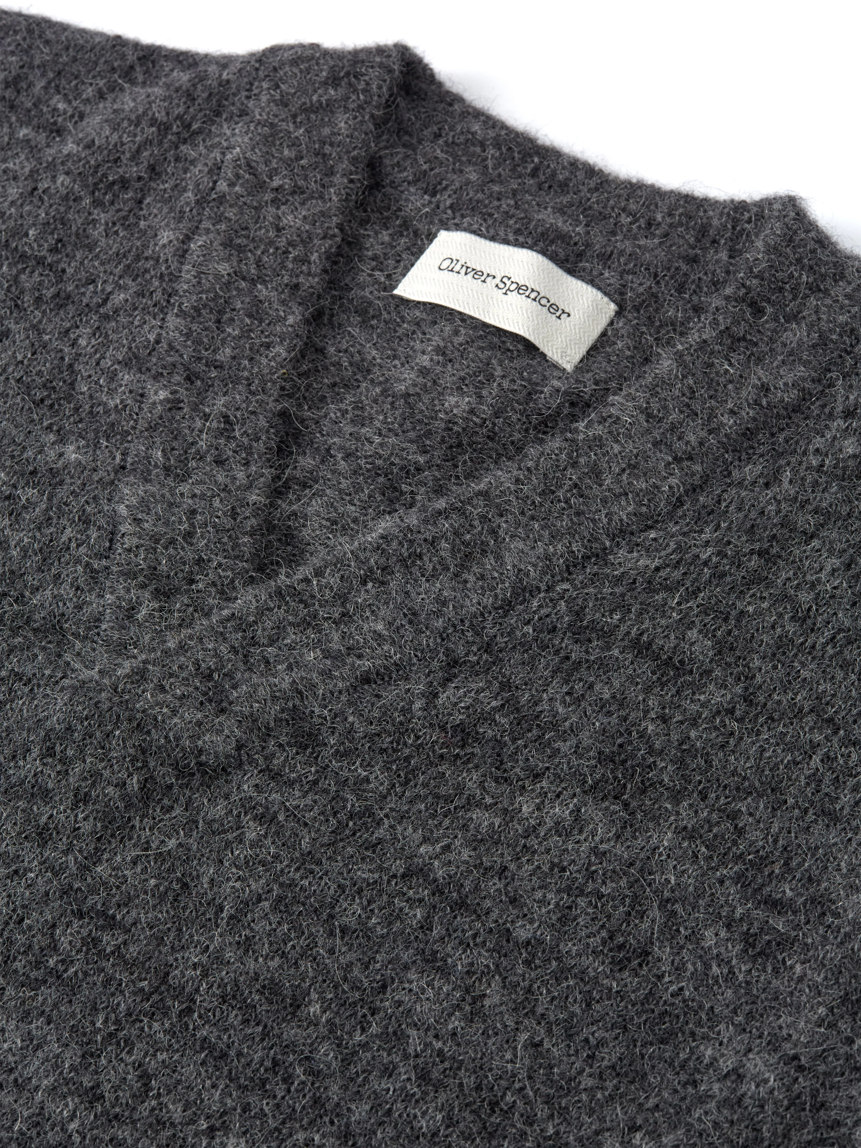 Graves V Neck Vest Rosen Grey