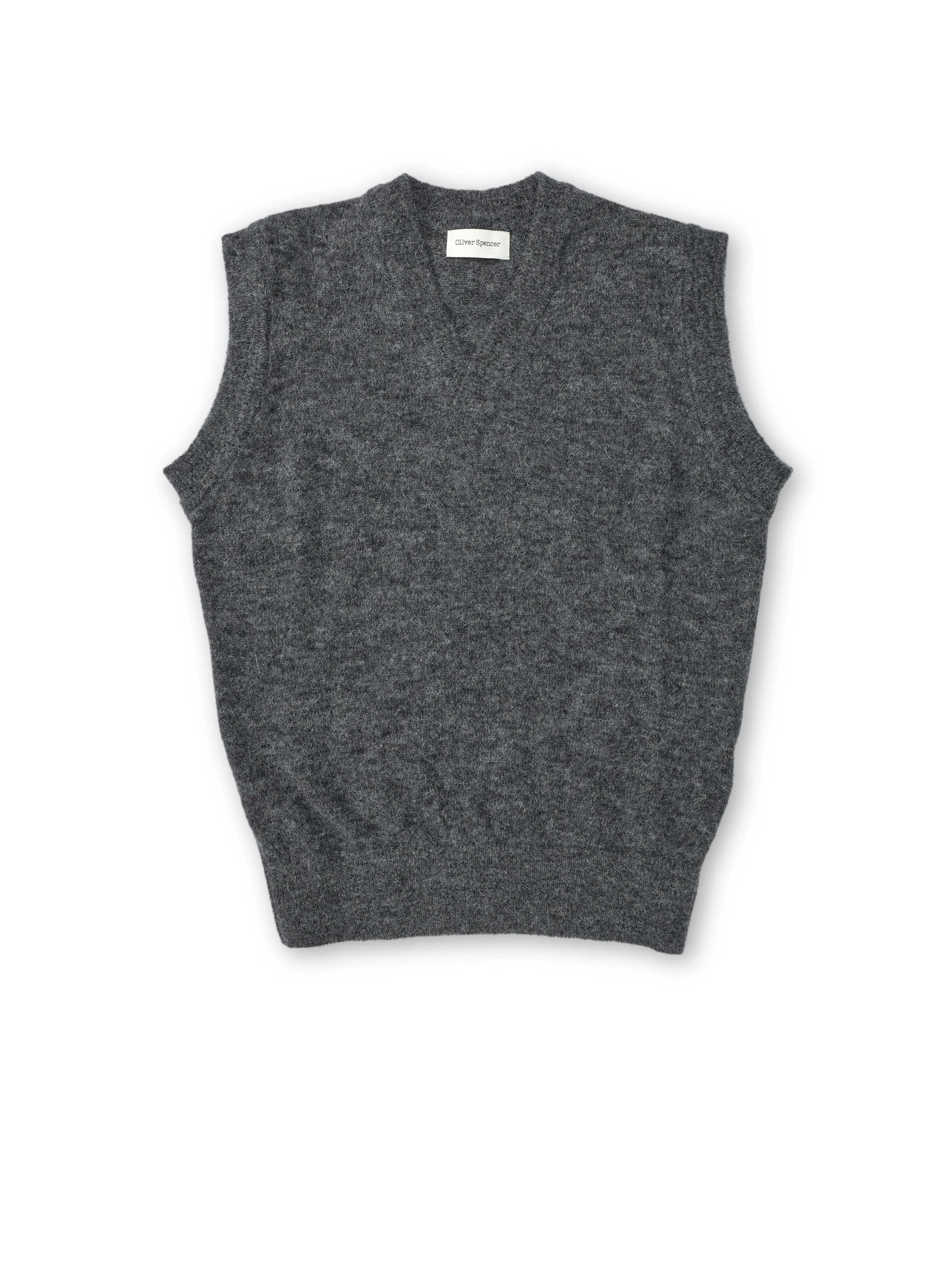 Graves V Neck Vest Rosen Grey