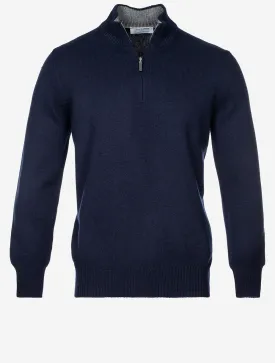 Half-Zip Jumper Navy