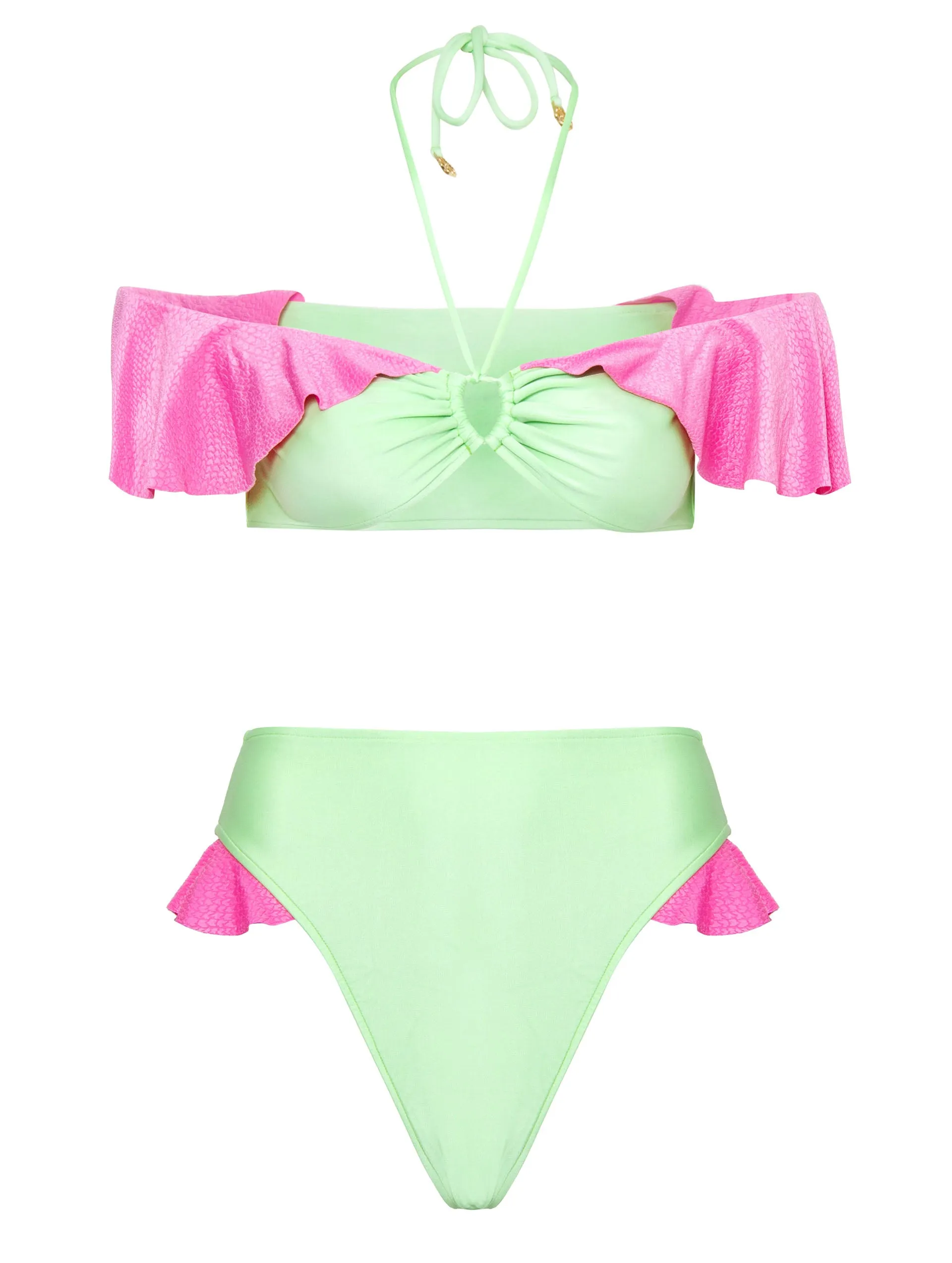Ivy Bamboo Sakura Bikini Top