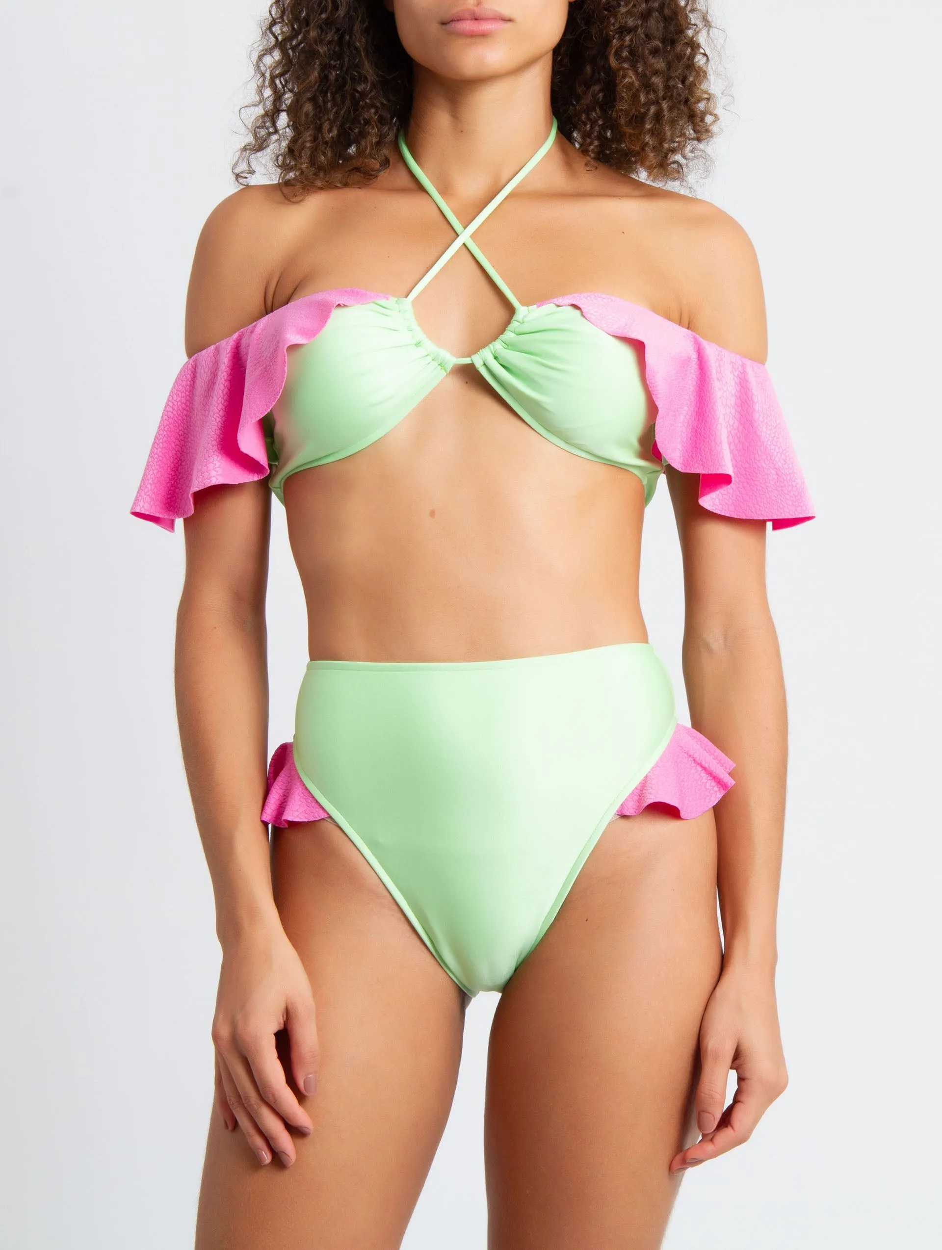 Ivy Bamboo Sakura Bikini Top