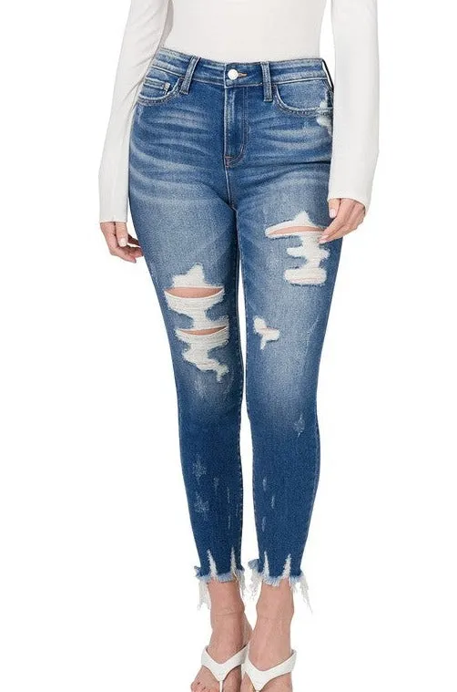 Malia Skinny Jeans (Medium Wash)