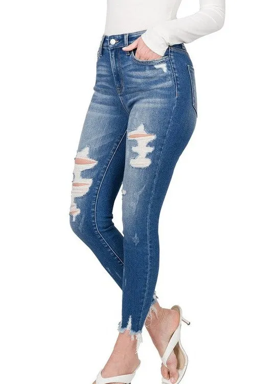 Malia Skinny Jeans (Medium Wash)