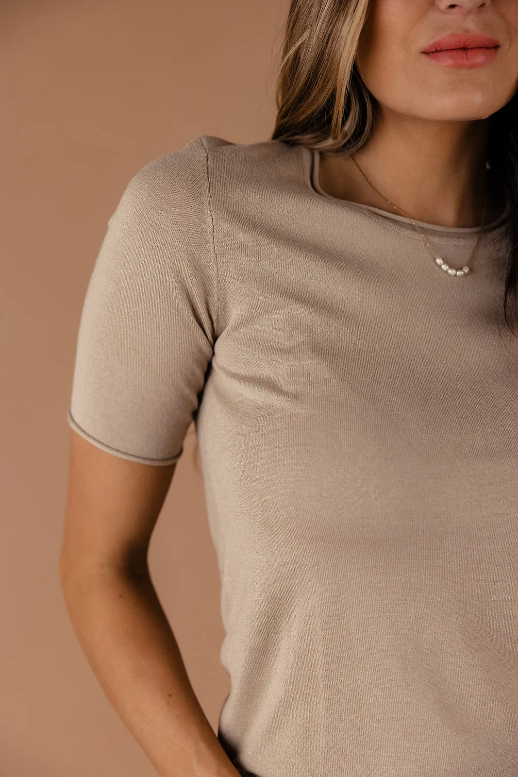 Matty Rolled Edge Tee