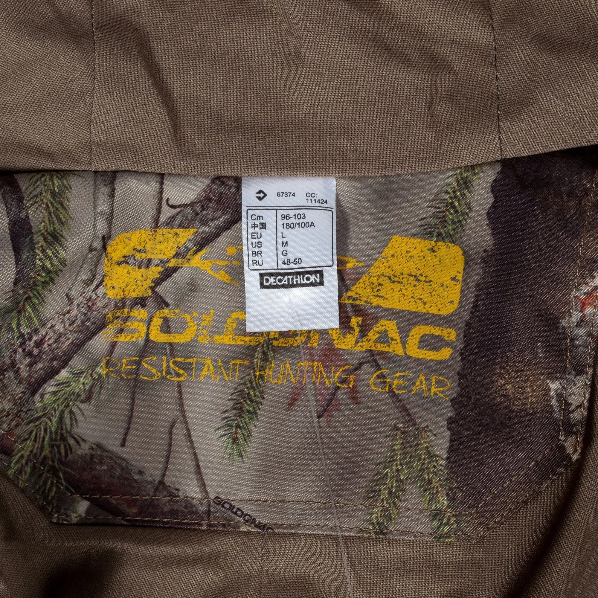 Men's Hunting Jacket ACTIKAM-B 500