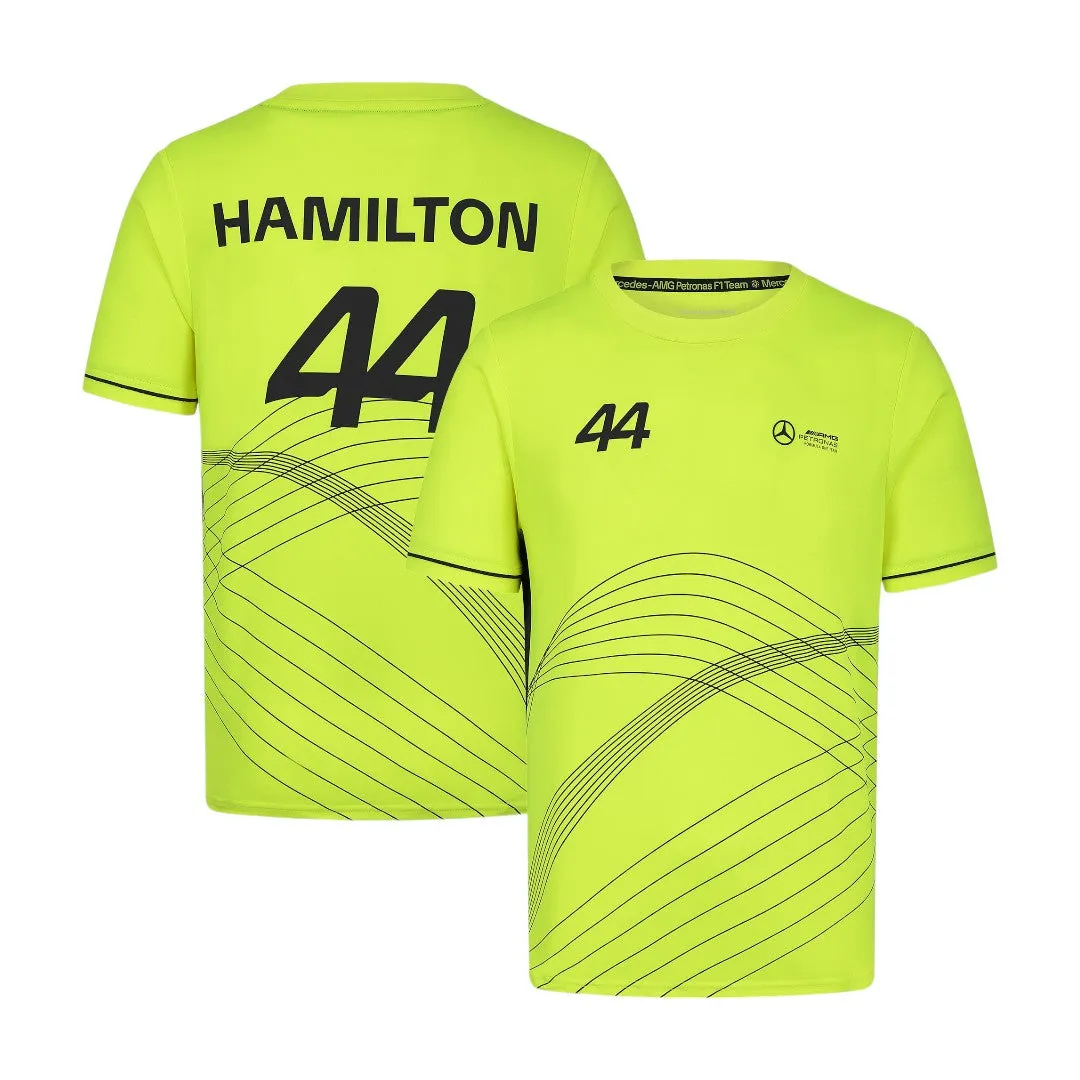 Mercedes AMG Petronas F1 Lewis Hamilton 44 Sports T-Shirt