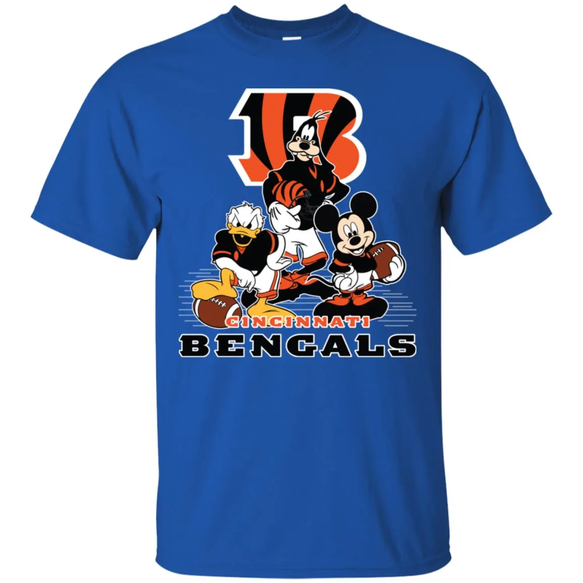 Mickey Mouse Cincinnati Bengals American Football Nfl Sports Shirt