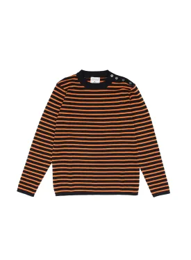 Naval Crew - Navy Blue/Pale Orange