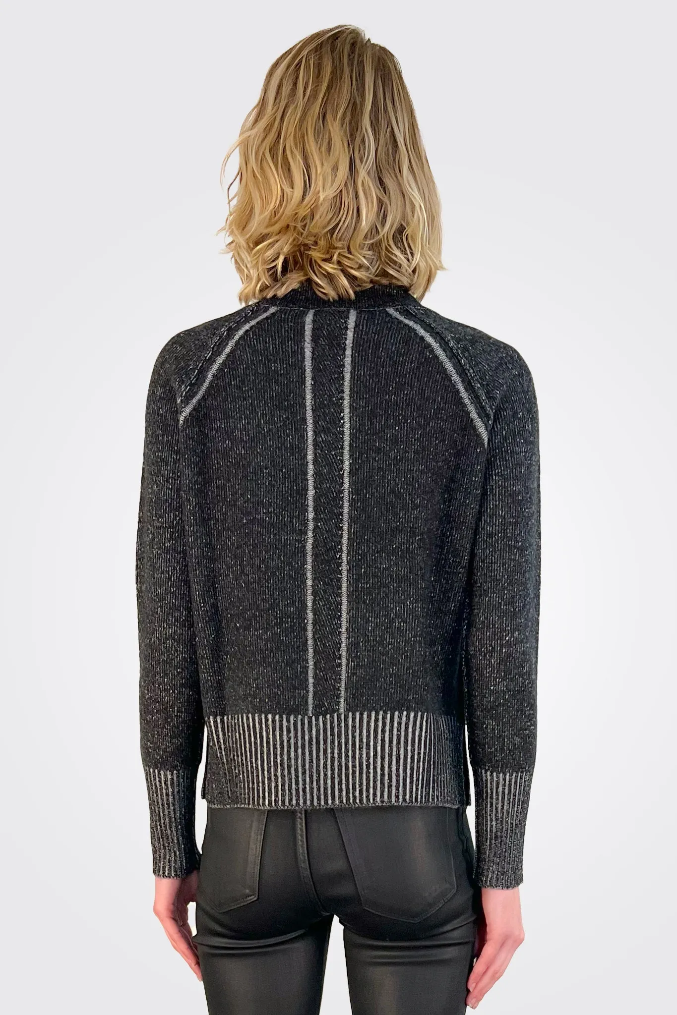 Pullover Mockneck - Black