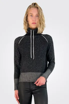 Pullover Mockneck - Black