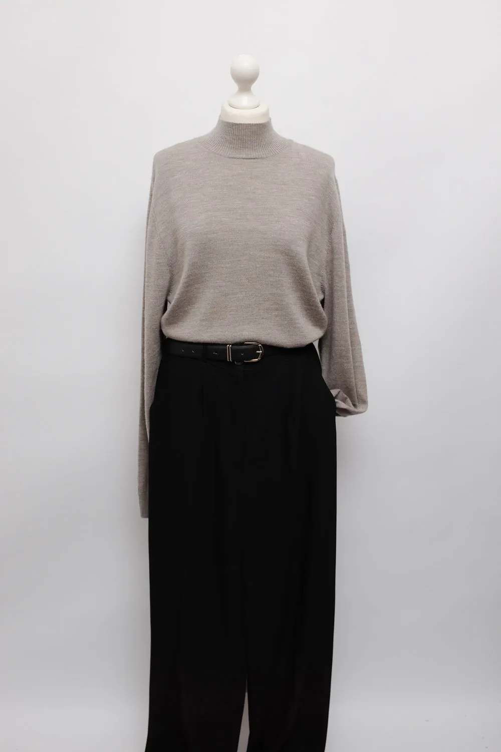 PURE WOOL MOCK NECK DRYKORN SWEATER