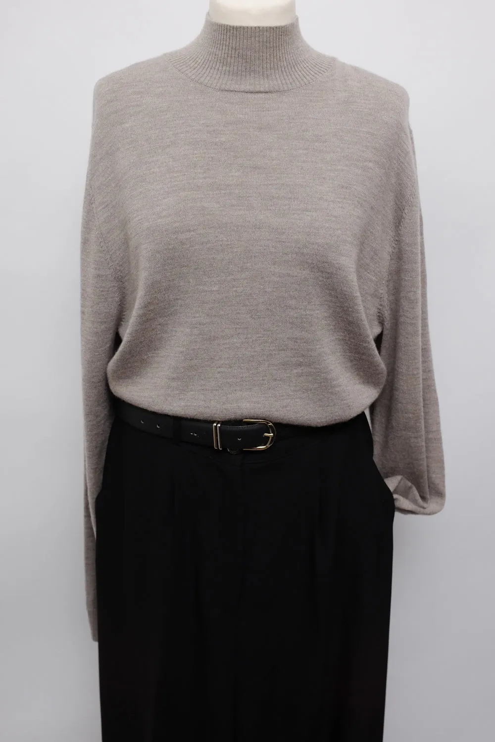 PURE WOOL MOCK NECK DRYKORN SWEATER