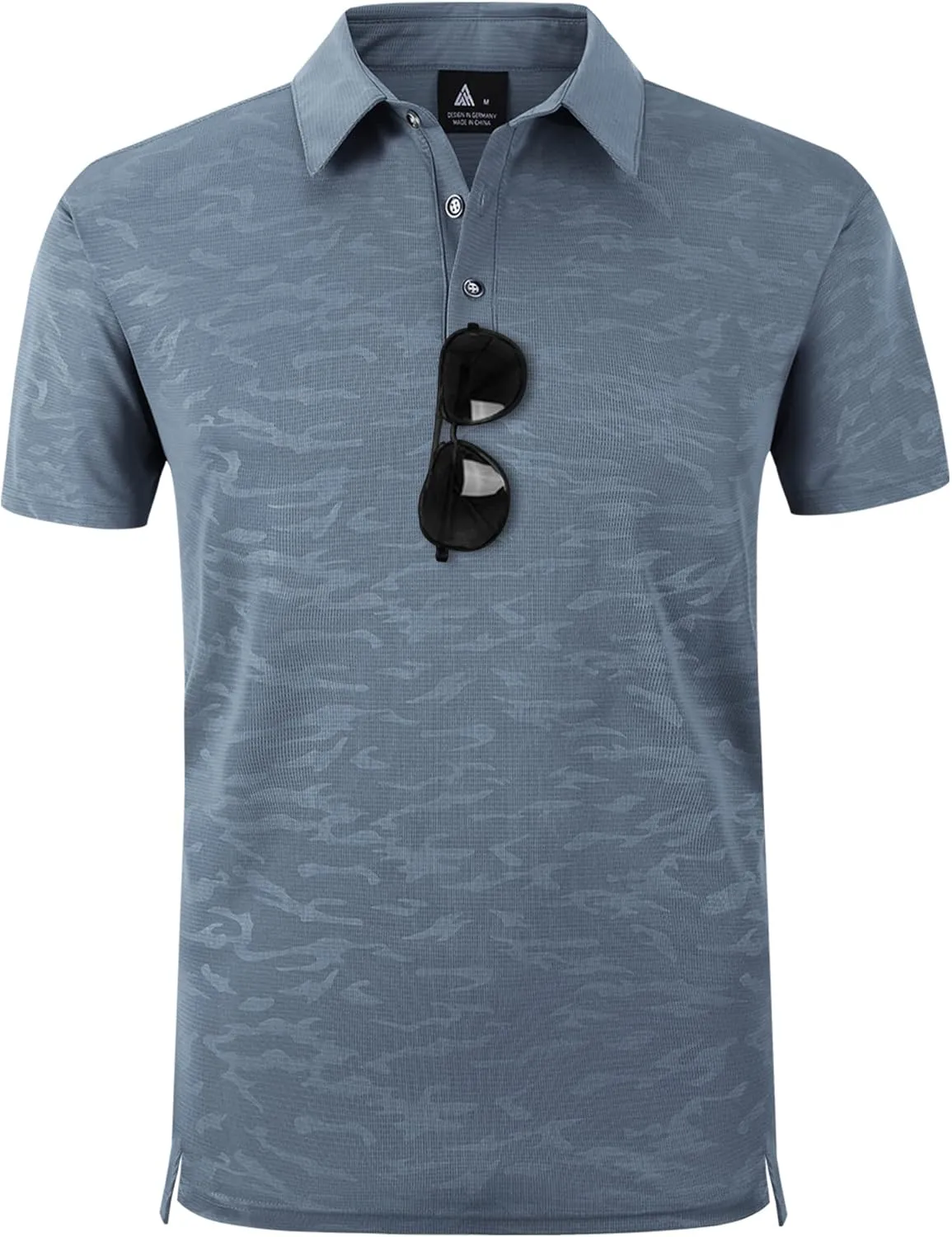 SWISSWELL Men's Polo Shirts Short Sleeve Performance Cationic Golf Shirts Collared Athletic Shirts