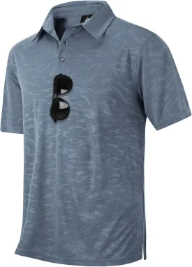 SWISSWELL Men's Polo Shirts Short Sleeve Performance Cationic Golf Shirts Collared Athletic Shirts