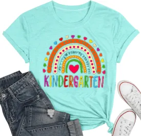 Teacher Life T Shirt for Womens Teach Love Inspire Tshirts Inspirational Teacher Short Sleeve Tees
