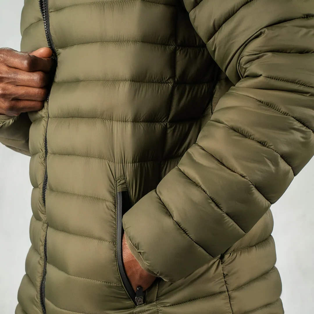 Texco Puffer Jacket Military Green