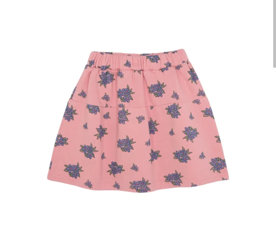THE CAMPAMENTO PINK FLOWER SKIRT
