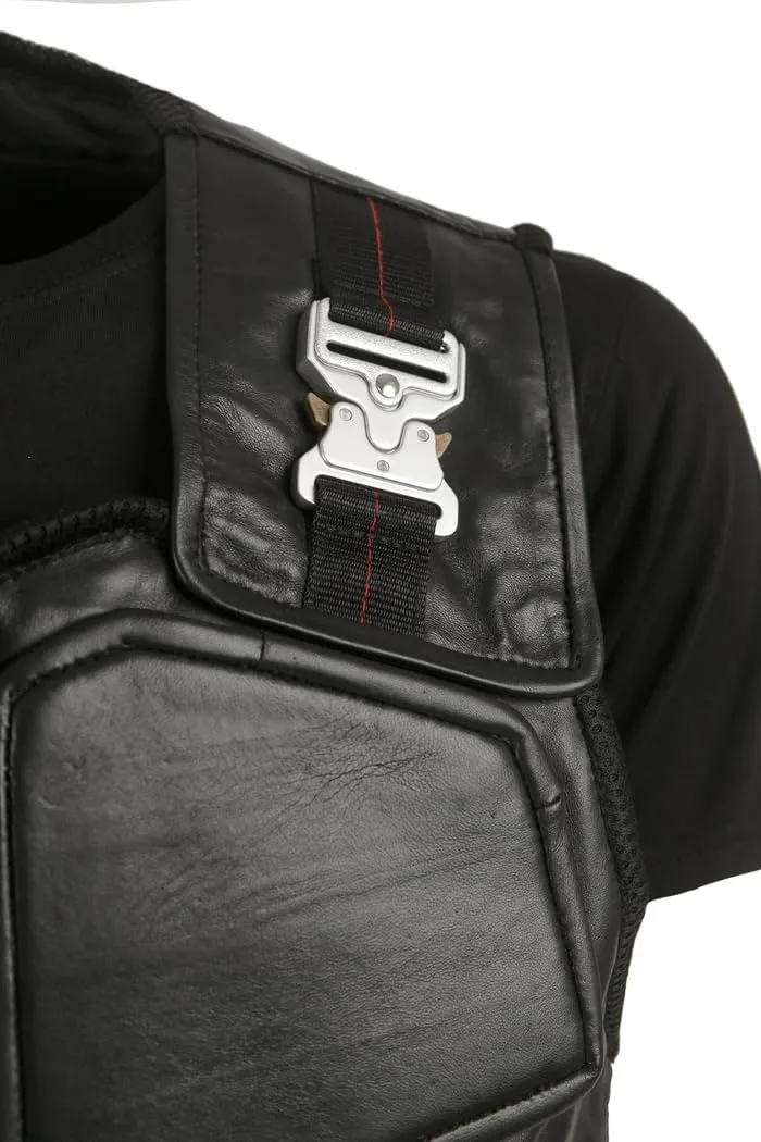 Unisex Trinity Blade Costume Vest for Cosplay - Military Style Leather Tactical Vest