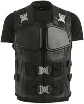 Unisex Trinity Blade Costume Vest for Cosplay - Military Style Leather Tactical Vest