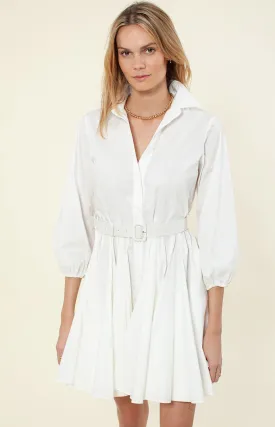 Vania Solid Poplin Dress