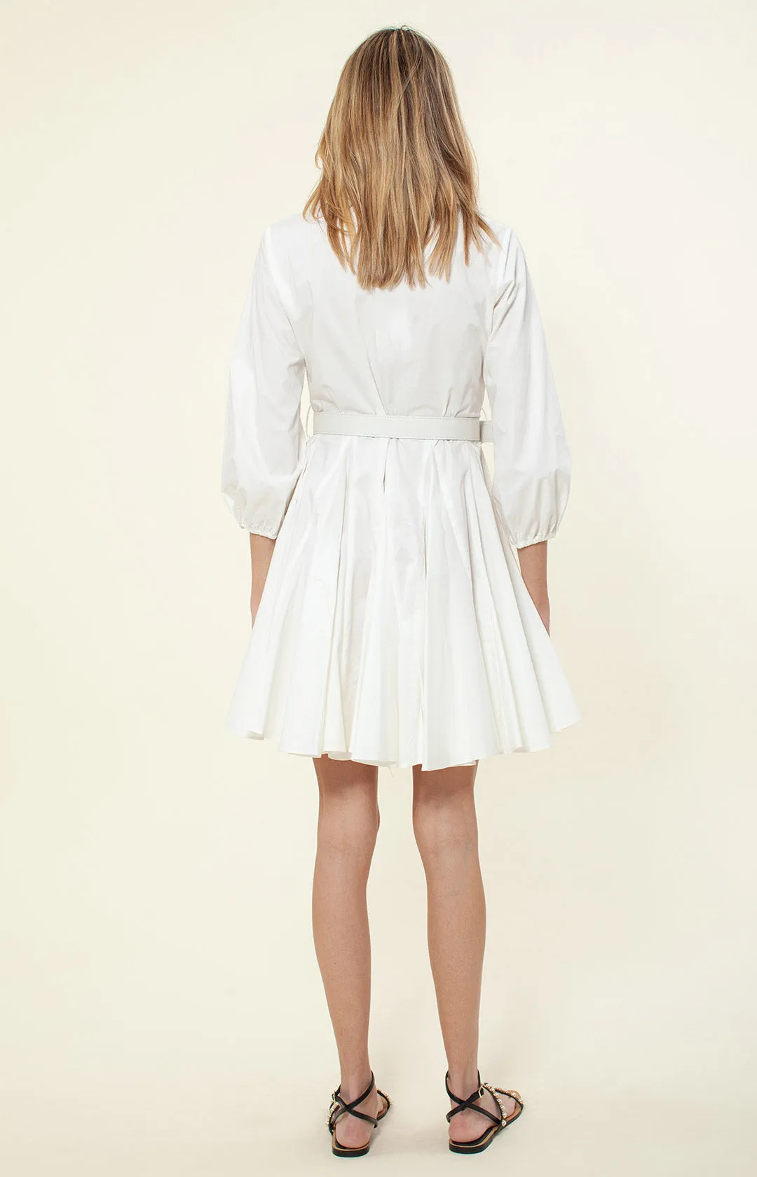 Vania Solid Poplin Dress