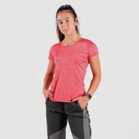 WOMEN TEAMWORK T-SHIRT(CANDY-RED)
